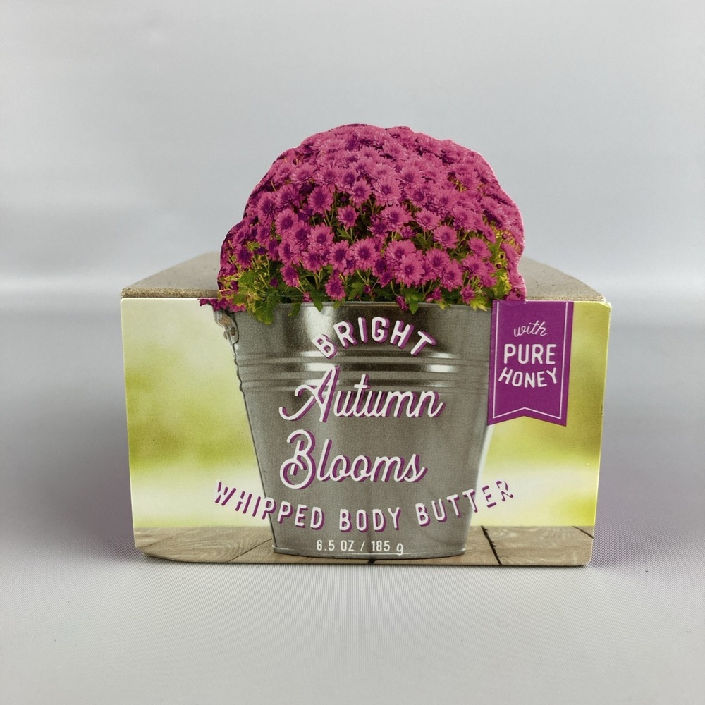 Bath Body Works BRIGHT AUTUMN BLOOMS Whipped Body Butter, 6.5 oz, NEW